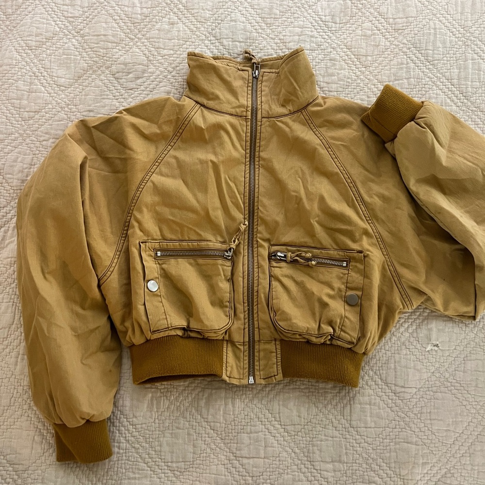 Urban Outfitters Cropped Bomber Jacket